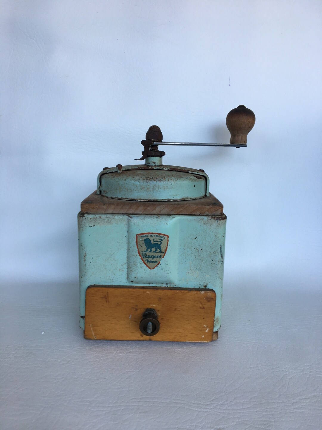 Vintage French Coffee Grinder Peugeot Freces Retro Kitchenalia Etsy