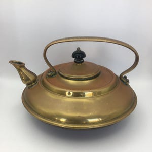 Vintage Brass Kettle, Benson Kettle, Copper Kettle, Arts & Craft, William Morris
