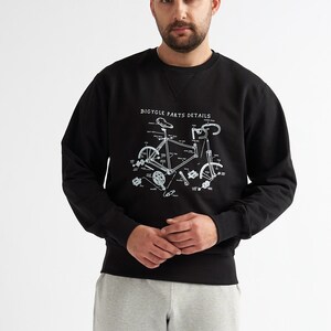 Men s Printed Sweatshirt Etsy UK