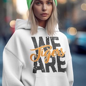 we are tigers png distressed retro vintage letters files tiger png digital print sublimation design