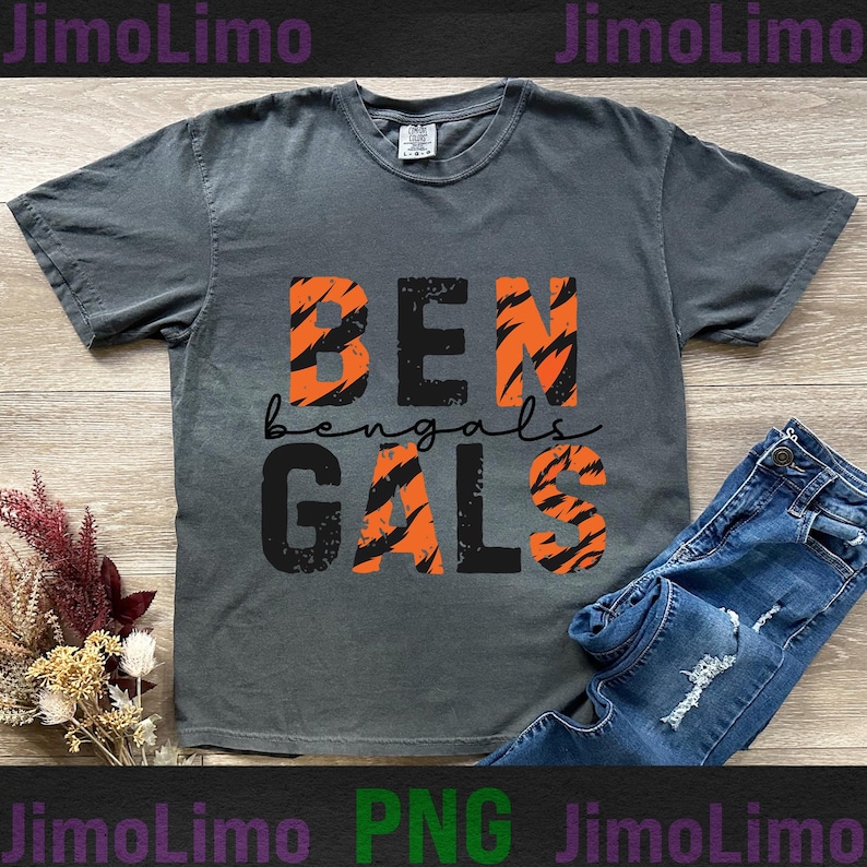Bengals Png Distressed Retro Vintage Letters Files Bengal Digital Print ...