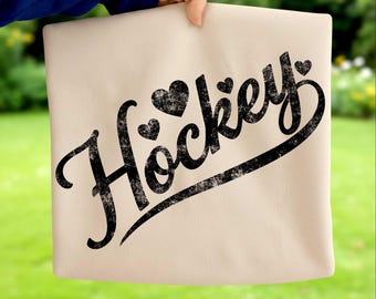 Hockey SVG PNG Hockey Mom Shirt Design Hockey Heart Graphic Sports Mom SVG Hockey Gift Design