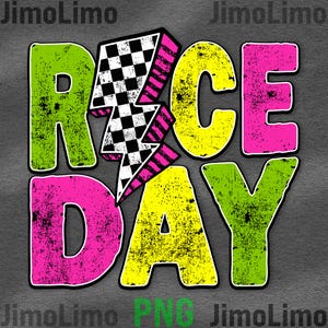 Race day png file leopard cheetah Lightning Bolt png Checkered distressed digital Race life vibes Race season racing sublimation design