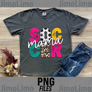 Soccer mama png file distressed leopard pattern retro vintage Soccer ball mom soccer sublimation sport design