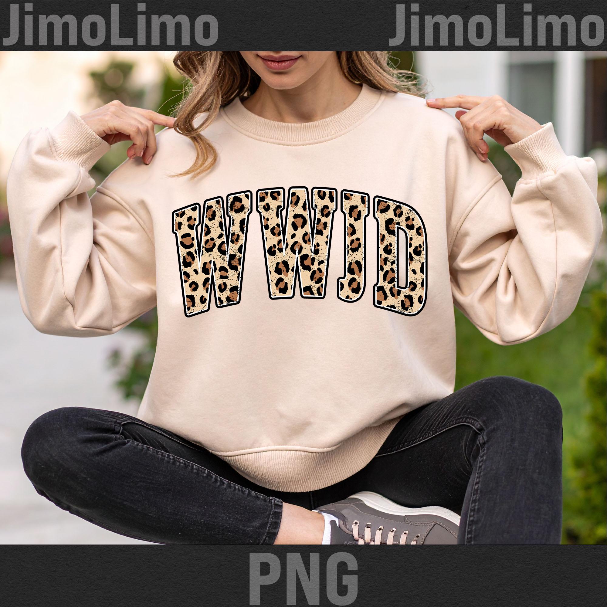 Retro Leopard WWJD PNG: Distressed Christian Digital Design Download - Etsy