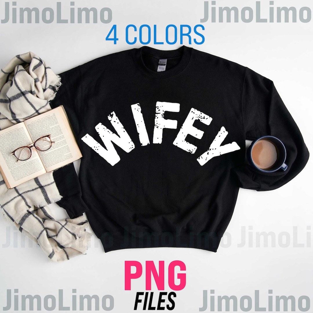 Wifey PNG, Distressed Retro Varsity Letters (digital Download) - Etsy