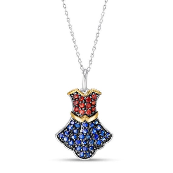 Wonder Woman 80th Anniversary Garnet and Blue Sapphire Dress