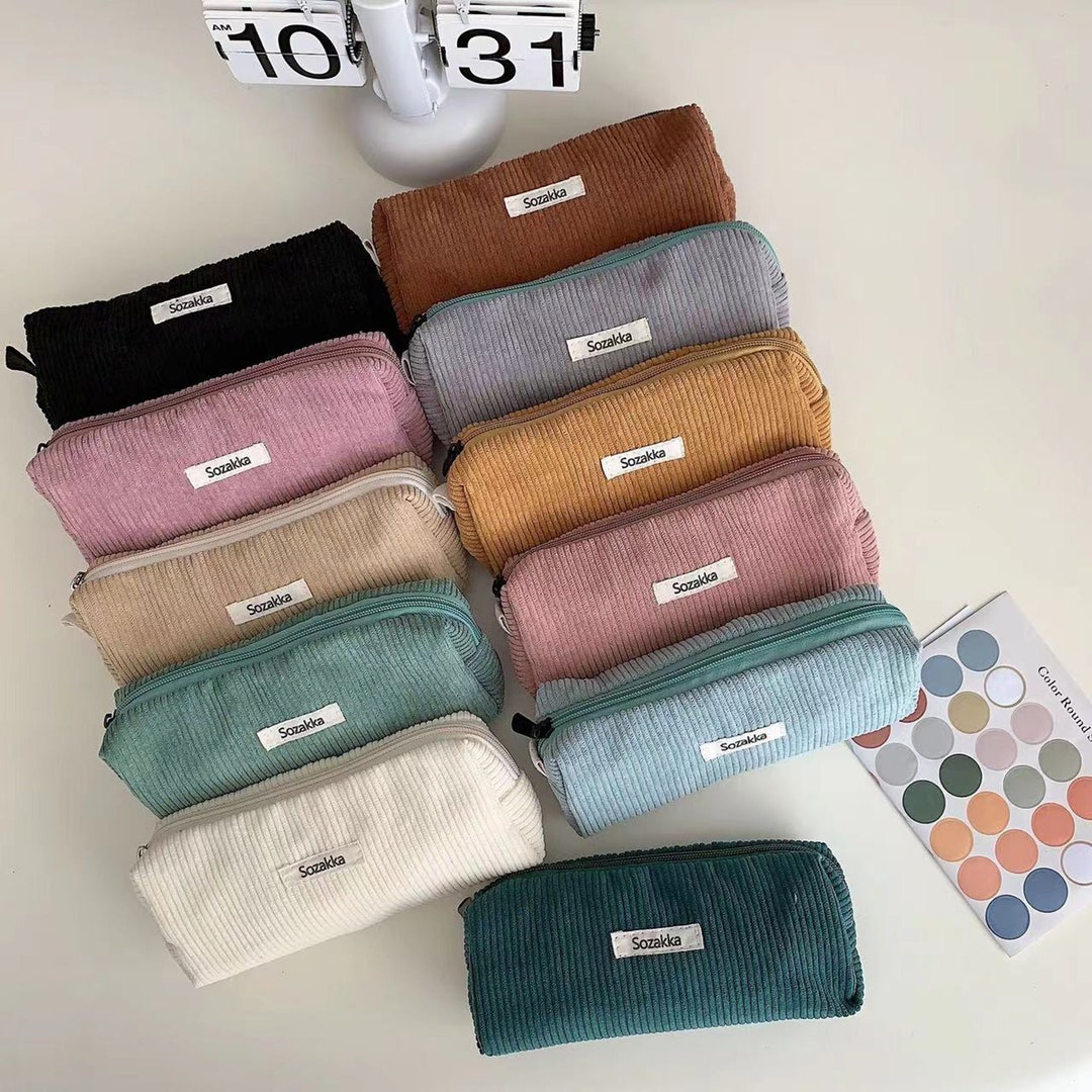 Corduroy Make Up Bag