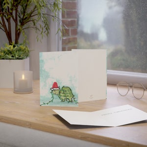 Schildkröten Weihnachtskarten (1, 10, 30, und 50 Stück)