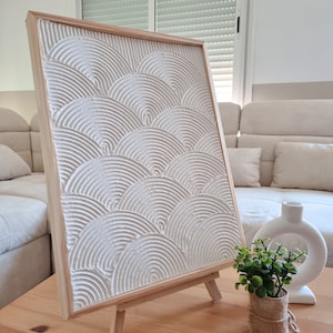 Textured wall art | Minimalist art | Wall decor | Painting | Modern wall art | Canvas plaster painting | Wall art | Gift