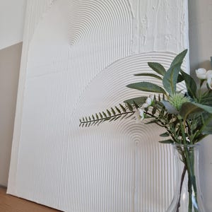 Textured wall art | Minimalist art | Wall decor | Painting | Modern wall art | Canvas plaster painting | Wall art | Gift