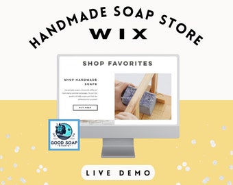 Wix Store Website Templates | Customizable Design | Craft Show Soapmaking Wix Themes