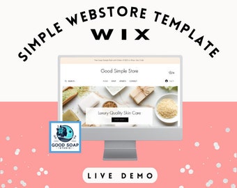 Minimalist Wix Store Website Templates | Customizable Design | Simple Wix Themes | Essential Webstore Template