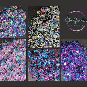 Biodegradable Glitter Galaxy turquoise pink purple Eco glitter bioglitter soap glitter candle glitter bathbomb glitter festival glitter