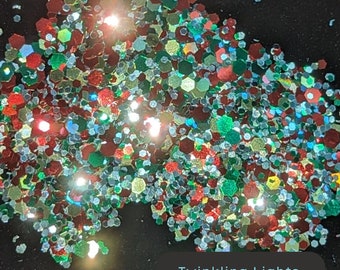Biodegradable Christmas Glitter: Winter Holiday Eco Glitter for Soap & Candles