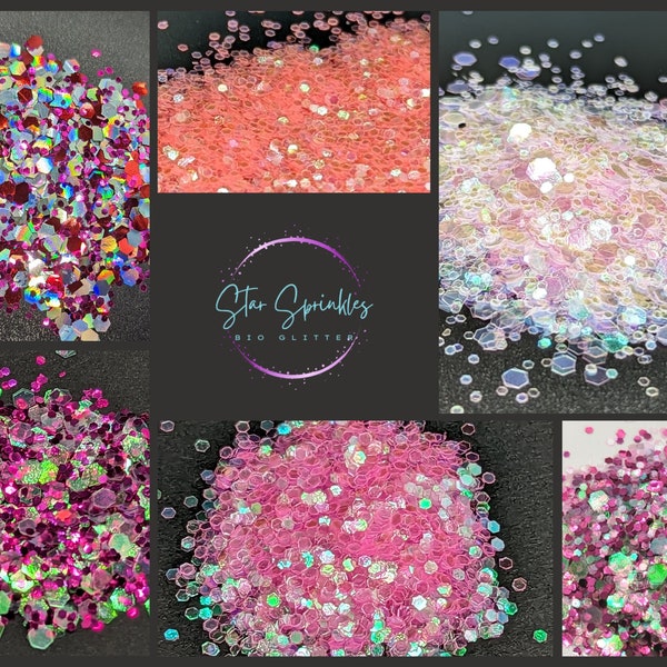 Biodegradable Glitter Pink Eco Glitter