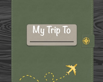 Family Vacation Planner for iPad | Travel Planner for Moms | GoodNotes PDF Itinerary & Packing List