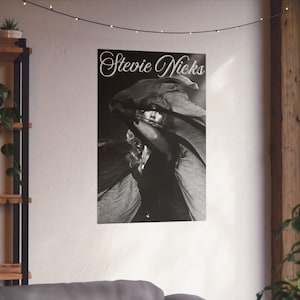 Stevie Nicks cartel mate monocromo