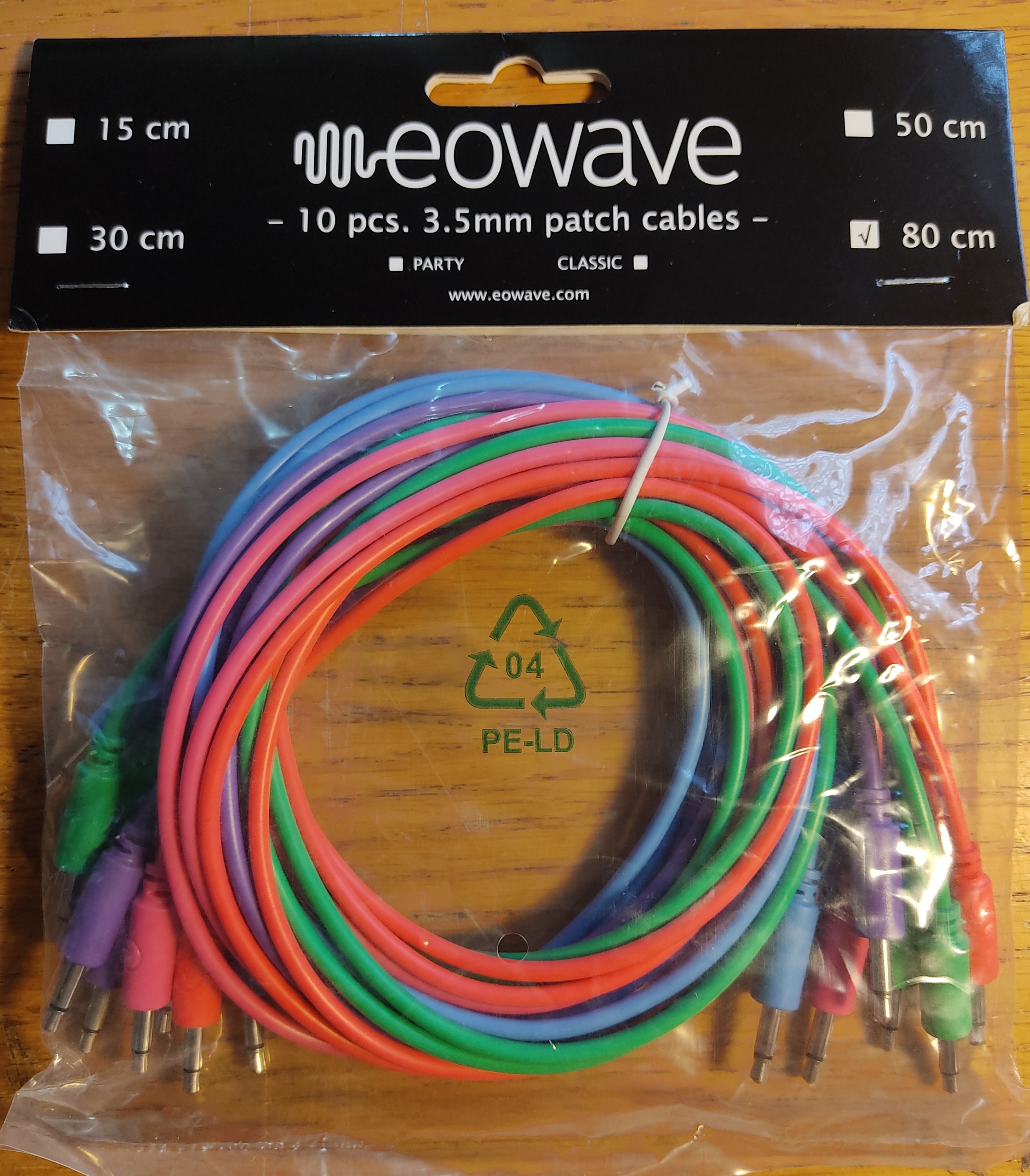 Câbles De Raccordement Eurorack 3,5 Mm - Ensemble De 5 Câbles Tressés, Longueur 15 Cm (Combi 1) Câbles Modulaires Synthétiseur