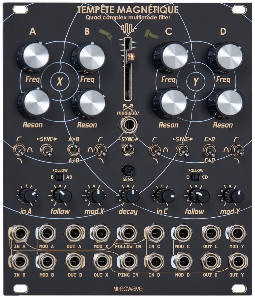 Module TEMPETE MAGNETIQUE - Quad Complex Multimode Filter - EOWAVE