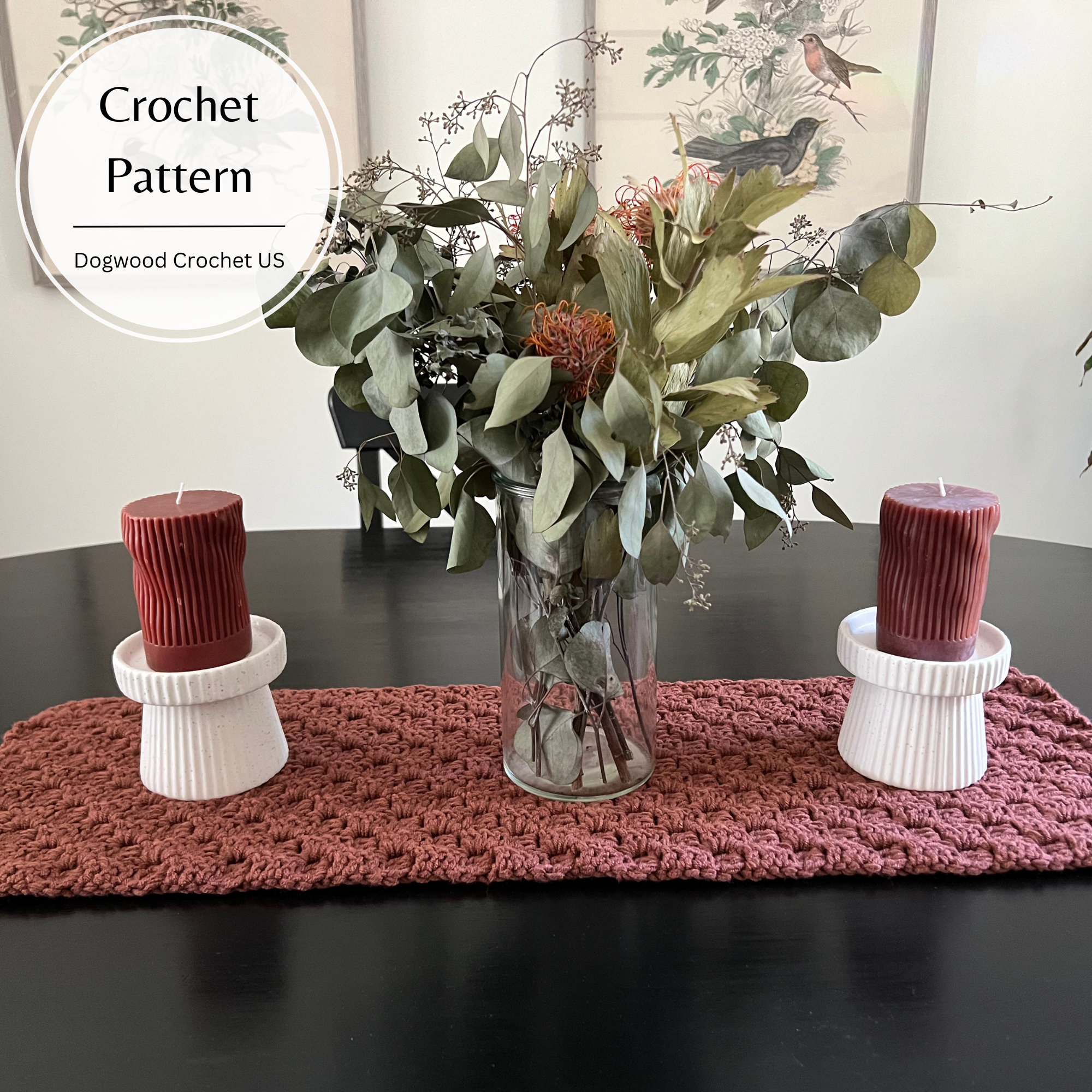 38 Table Runner Crochet Patterns to Refresh Your Home with Handmade Texture 13 C2C Crochet Table Runner Pattern: Beginner-Intermediate