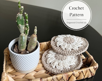 Sunflower Coaster Crochet Pattern: DIY Home Decor (PDF Digital Download)