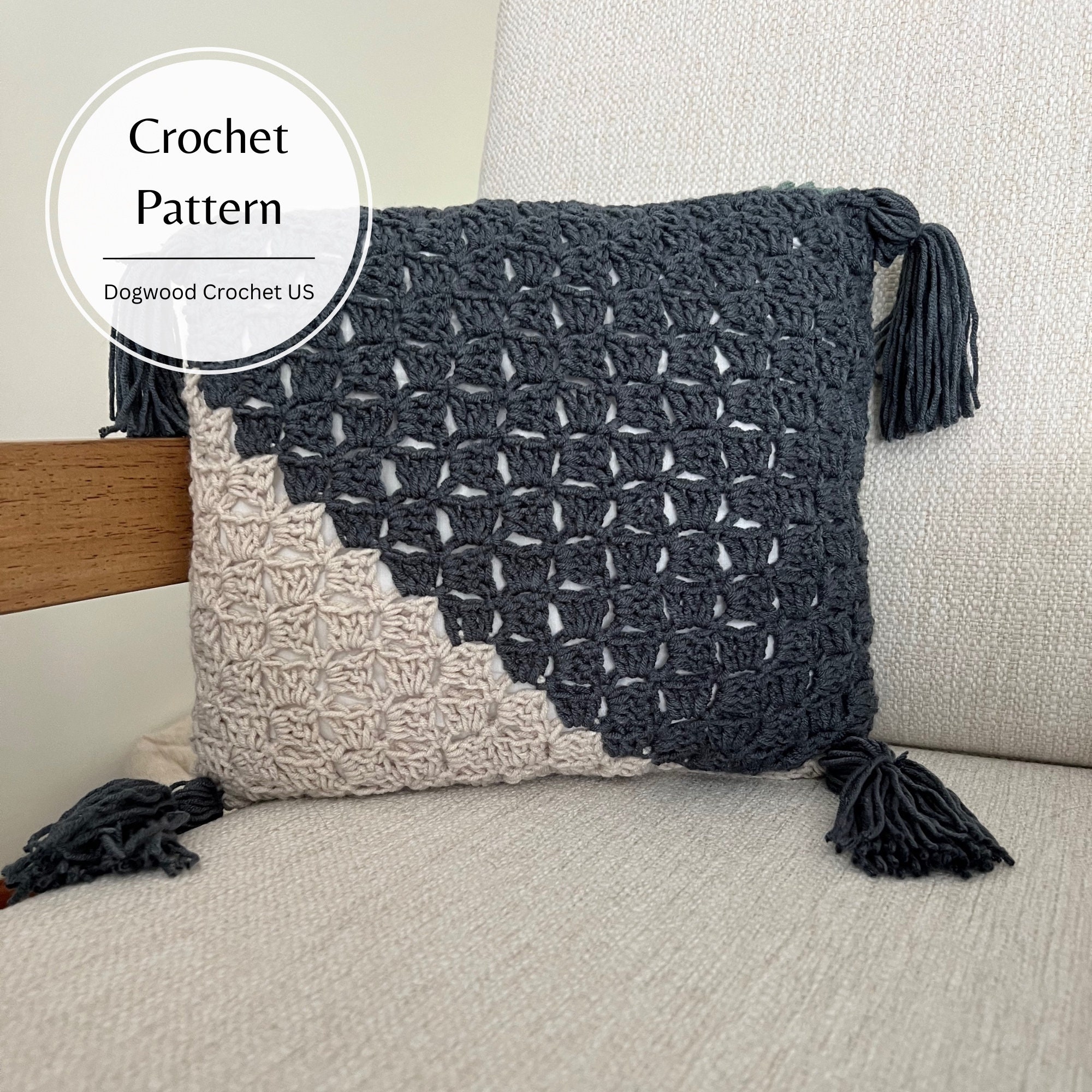 35 Crochet Blocks and Squares for Your Next Project 12 Color Block C2C Crochet Pillow