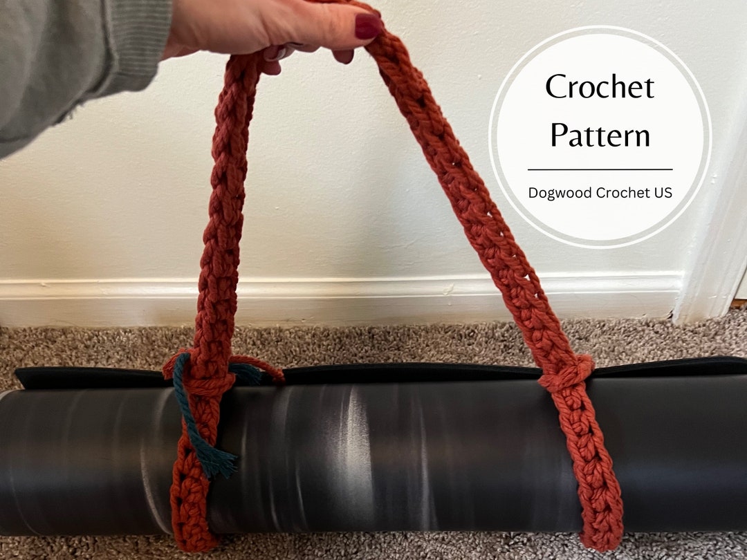 CROCHET PATTERN Crochet Yoga Mat Strap Crochet Yoga Mat Etsy
