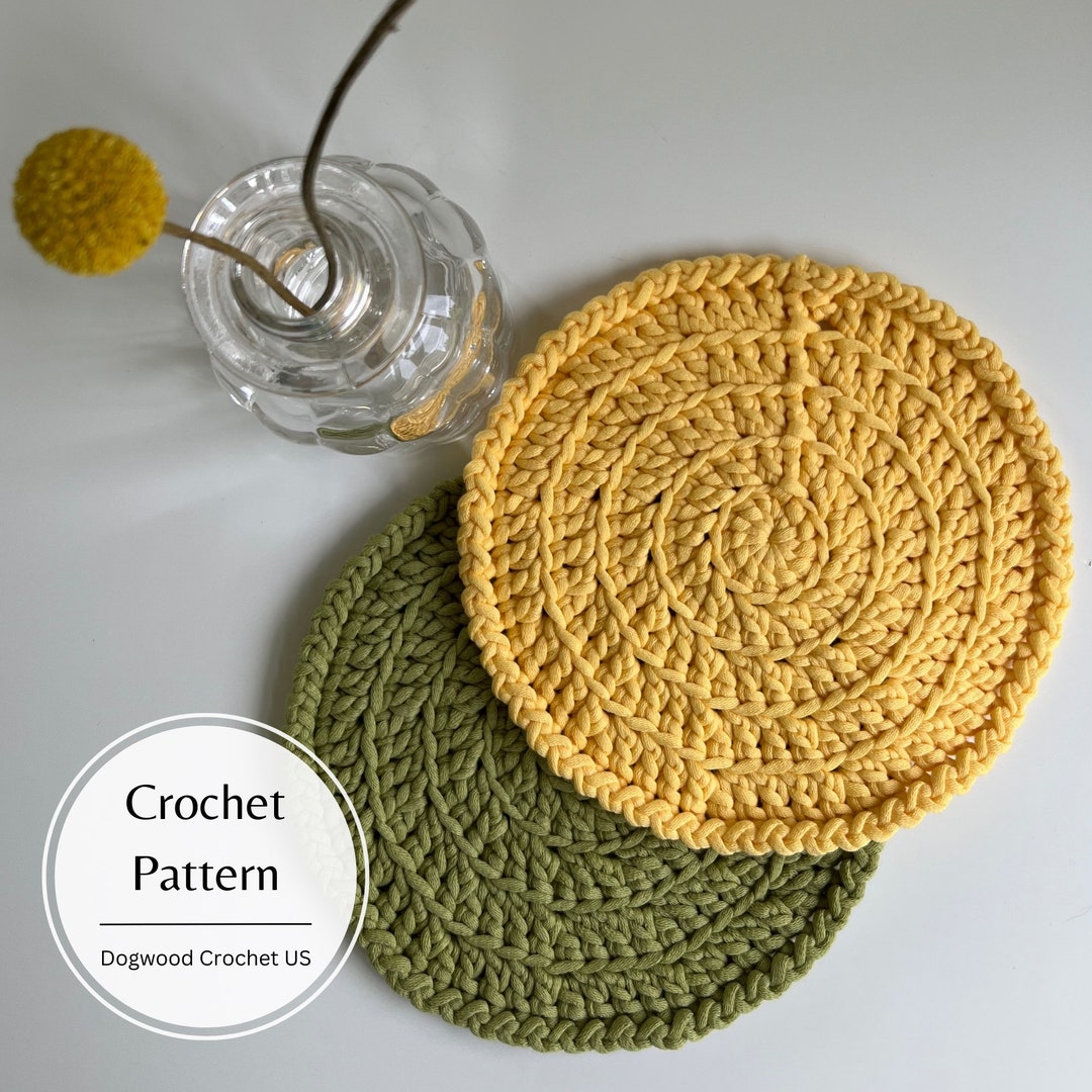 CROCHET PATTERN Zig Zag Trivet Crochet Trivet Crochet Hot Pad Crochet