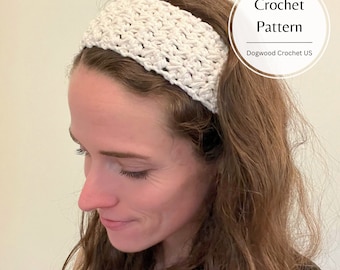 Trinity Headband Crochet Pattern: Adjustable Summer Hair Accessory (PDF Digital Download)