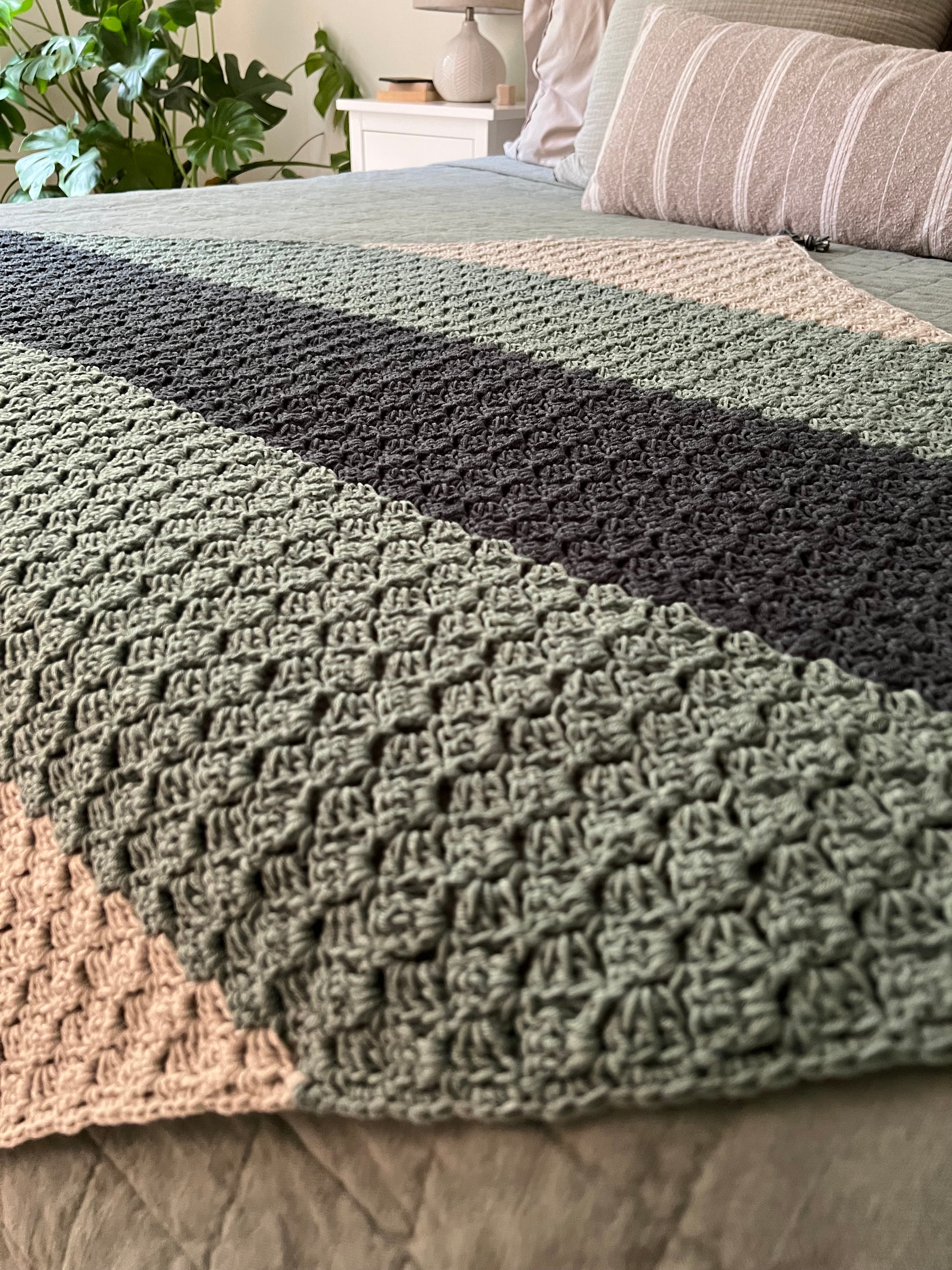 35 Crochet Blocks and Squares for Your Next Project 24 Color Block C2C Crochet Blanket