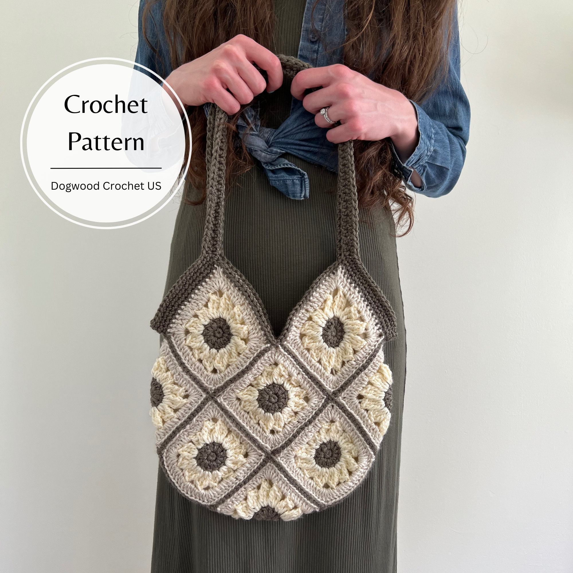 40 Sunflower Granny Square Crochet Patterns for Bright Blankets, Bags, and More 21 Sunflower Granny Square Crochet Tote Bag