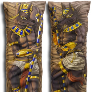 Daki Anubis - Art by Soapaint- The God Of The Dead Dakimakura Furry Body Pillow Cover