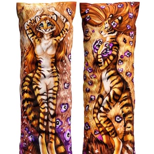 Daki Clemetine - Art by Flash_lioness - The Tiger Dakimakura Furry Body Pillow Cover