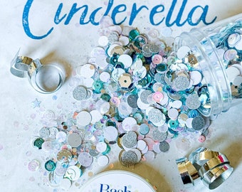 Once Upon A Time Confetti - Princess Confetti - Blue Confetti - Magical Confetti - Princess Party - Cinderella Confetti - Cinderella Party
