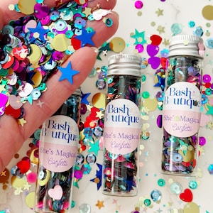 Confetti - Hearts and Stars Confetti - Space Confetti - Magische Confetti - She's Magical Confetti