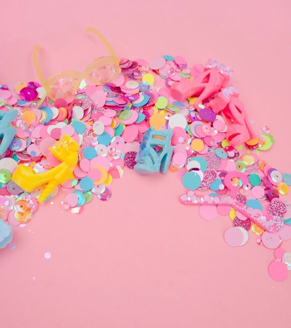 Barbie confetti hotsell