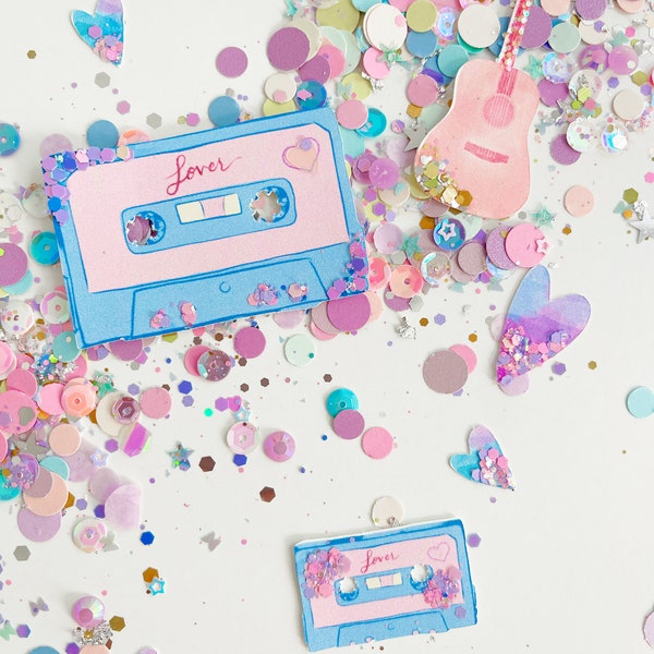 Lover Confetti Mix - Taylor Swift Confetti - Purple Confetti - Rockstar Confetti - Pastel Confetti - Confetti
