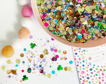 Shamrock Shimmer - St. Patricks Day Confetti - Rainbow Confetti - Leprechaun Trap Confetti - Saint Patricks Day Confetti - Confetti