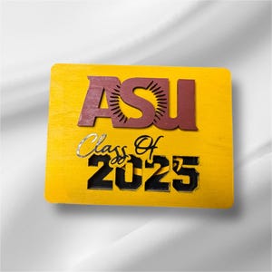 ASU Class of 2025 Geschenkkartenhalter | Arizona State College Graduierung Kartenhülle | Sun Devils Grad Geschenk | Individueller Geschenkkartenhalter
