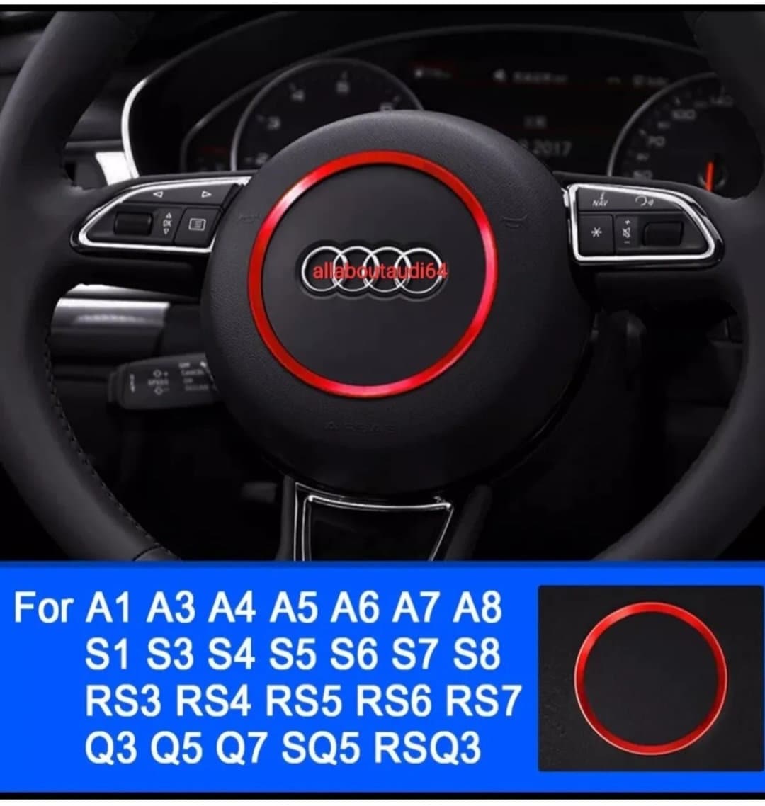 AUDI A3 8V original S-Line steering wheel logo lettering emblem