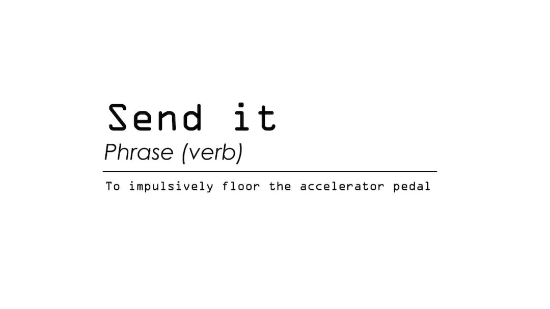 Send It Definition Car Graphic Design Car Meet PNG Download Etsy