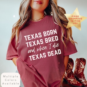 Funny Comfort Colors Texas Shirt, Trendy Texas TShirt, Texas Lover Gift, Vintage Texas Shirt, Texas State Pride Tee, Country Western Tshirt