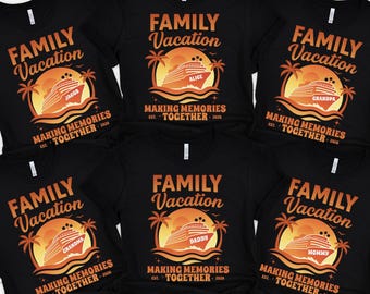 Personalized Family Cruise Shirt, 2026 Matching Cruise TShirt, Group Cruise Shirt, Family Trip T-Shirt, Custom Family Travel Cruise Tee