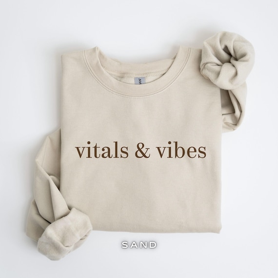 Minimalist Nurse Sweatshirt, Registered Nurse Sweatshirt, Cute Nursing Student Gift, Healthcare Worker Sweater, Nurse Apparel, Nursing Shirt