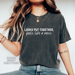 Funny Sarcastic Ironic Shirt, Tired Mom Sarcasm Tshirt, Oddly Specific Meme T-Shirt, Exhausted Mom Clothing, Cute Trendy Unisex Apparel