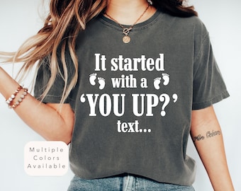 Funny Pregnancy Reveal Shirt, Pregnancy Announcement Shirt, New Mom Gift, Pregnancy Reveal T-Shirt, Funny Pregnant Shirt, Pregnant Tshirt