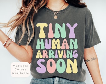Lustiges T-Shirt zur Schwangerschaftsverkündung, Geschenk für frischgebackene Mütter, Schwangerschafts-T-Shirt, Lustiges Schwangerschafts-Shirt, Schwangerschafts-T-Shirt