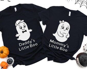 Matching Halloween Pregnancy Announcement Shirts, Funny Couples Halloween Pregnancy Reveal, Spooky Season Baby Reveal Tee, Mom & Dad Tshirts
