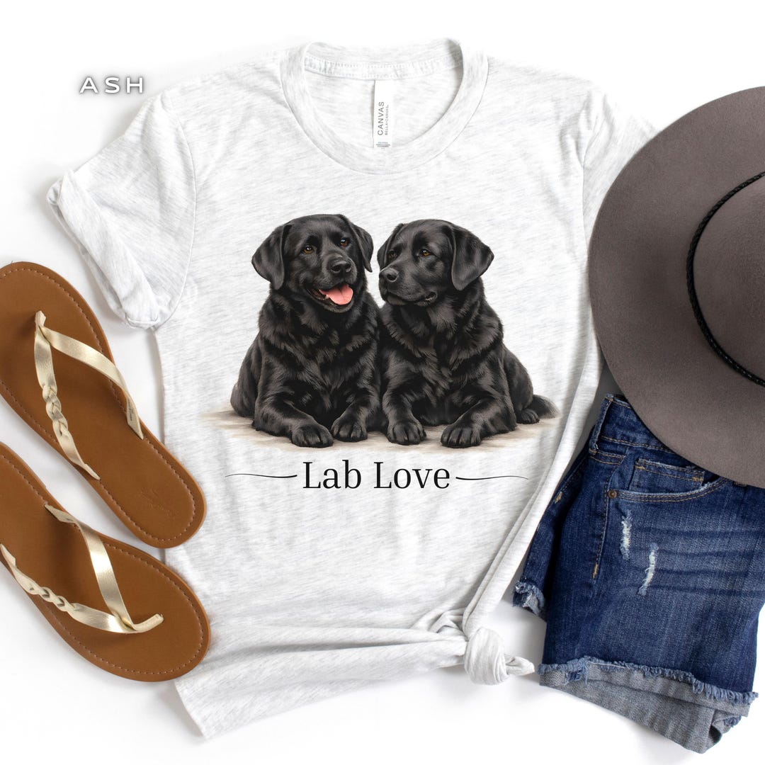 Black Lab Shirt, Labrador Retriever Shirt, Lab Lover Shirt, Black Lab ...